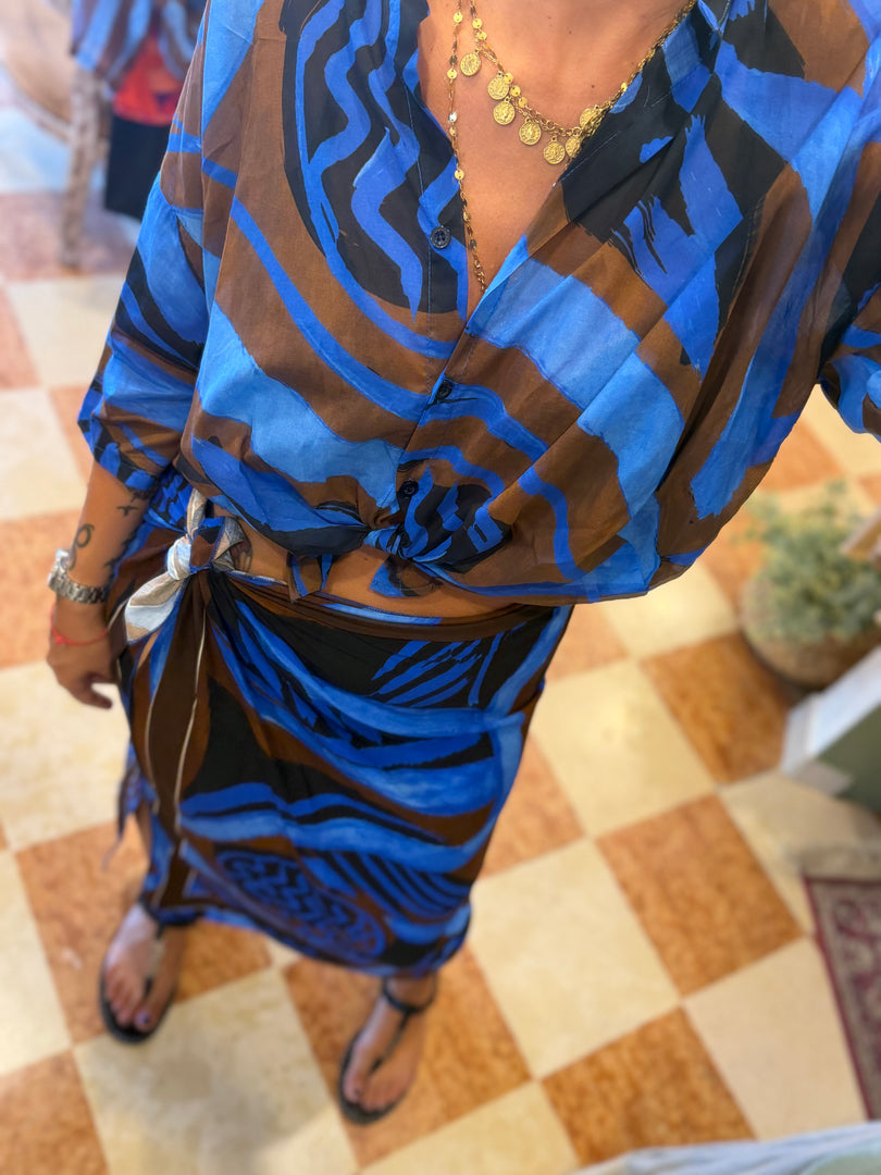 NEW camicia bluette