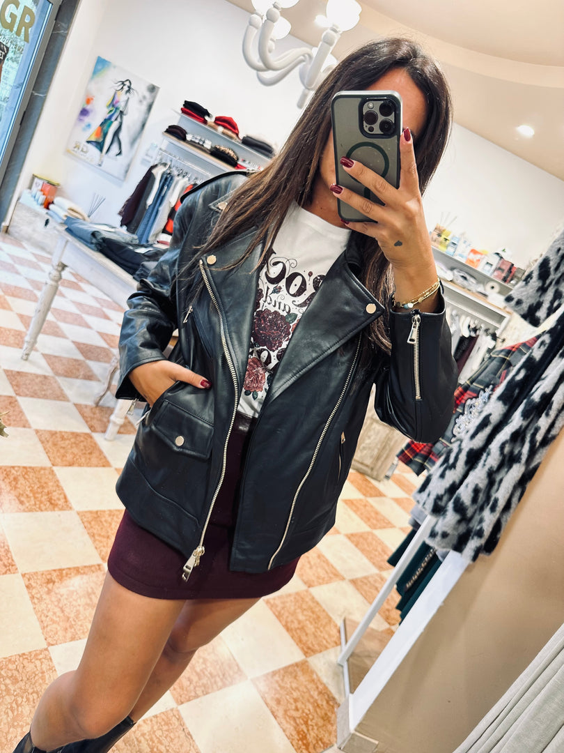 NEW giacca pelle souvenir