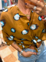 NEW camicia fantasia pois