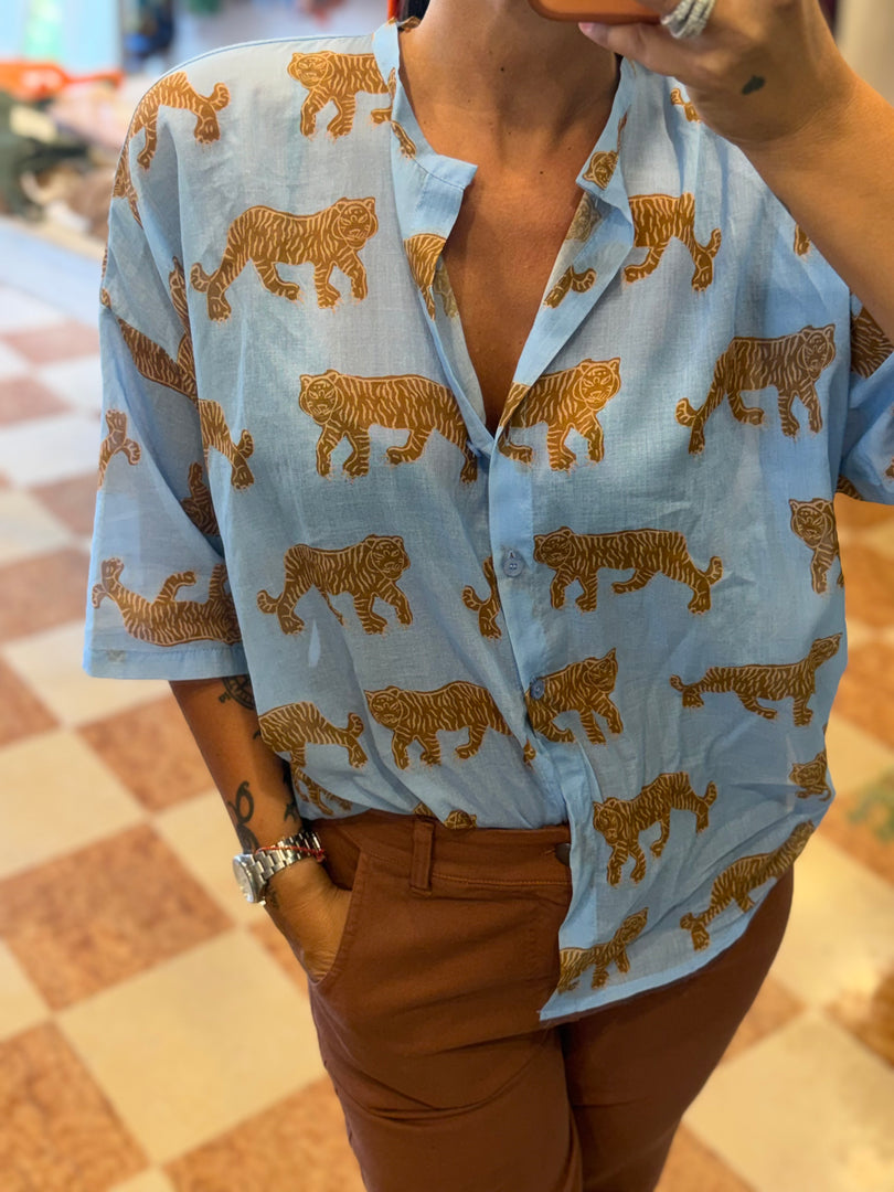 NEW camicia tigre