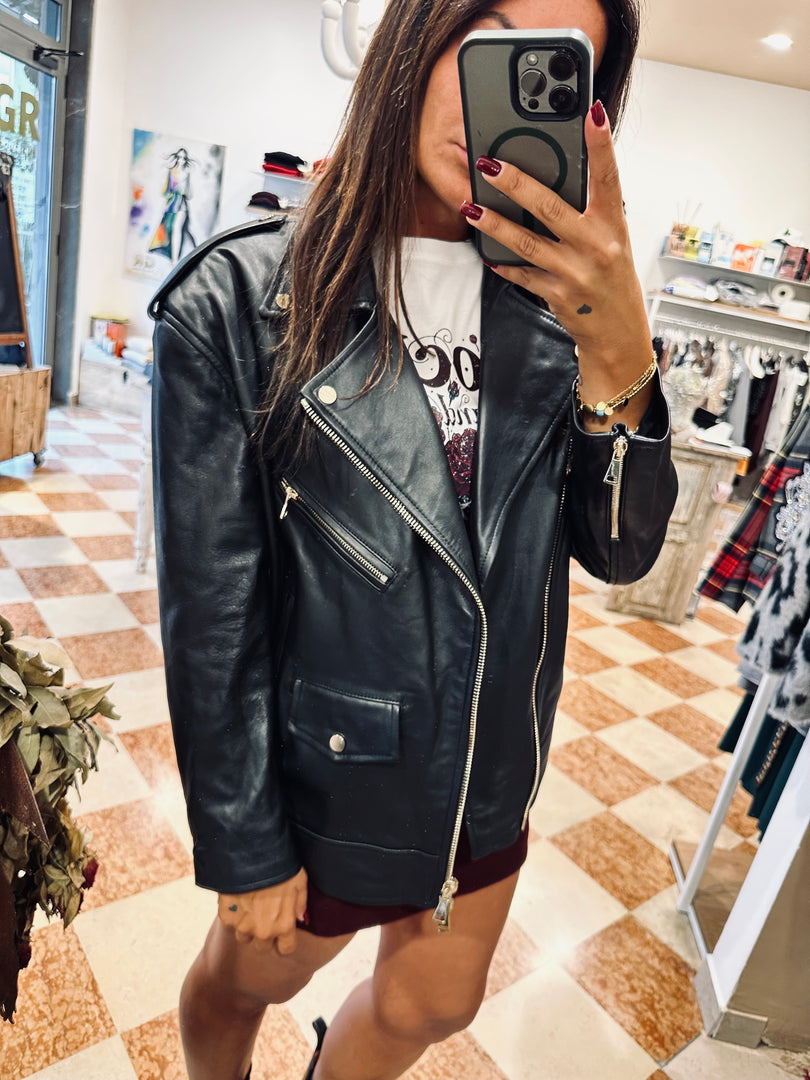 NEW giacca pelle souvenir