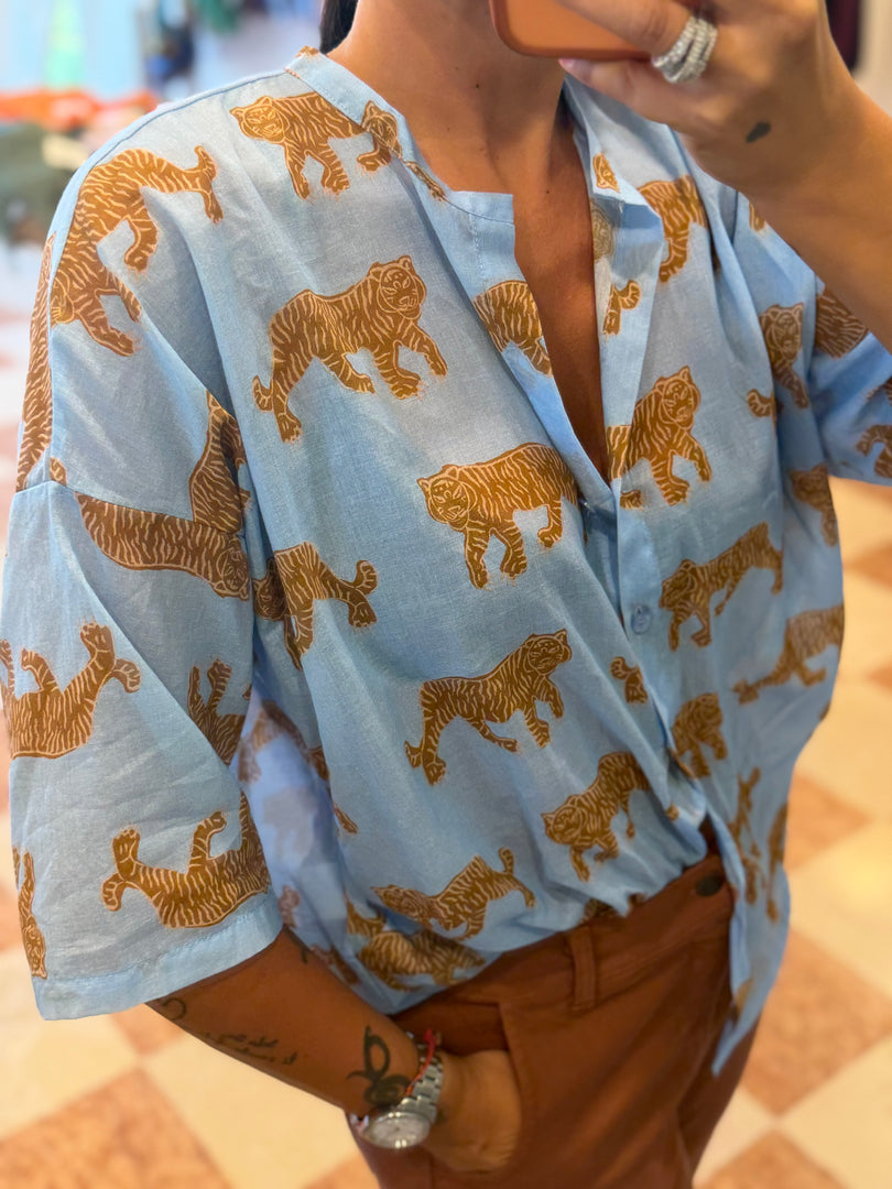 NEW camicia tigre