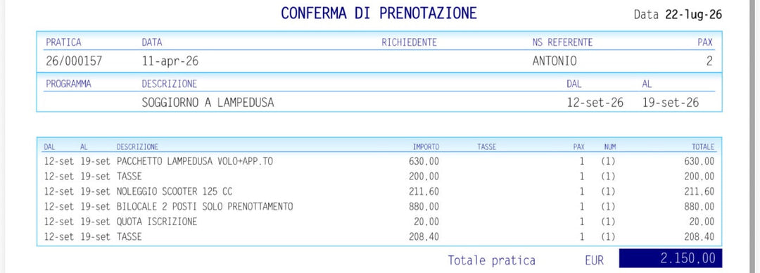 VIAGGIO Lampedusa