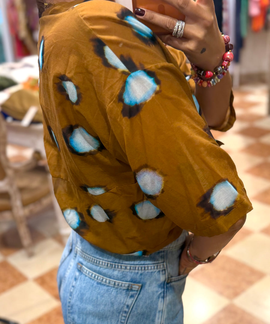 NEW camicia fantasia pois
